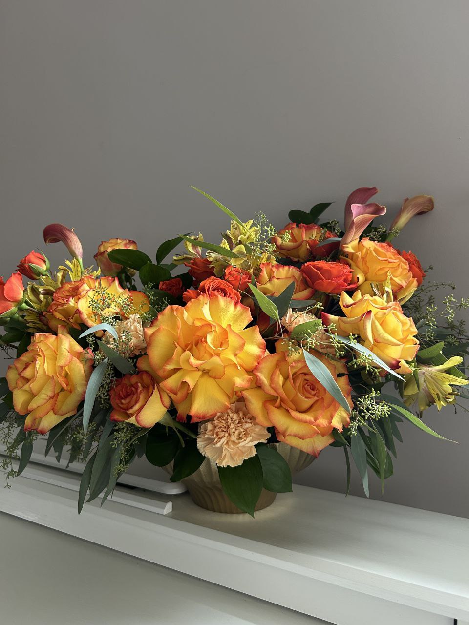 Fiery Elegance Vase