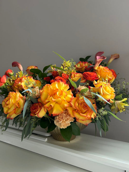 Fiery Elegance Vase