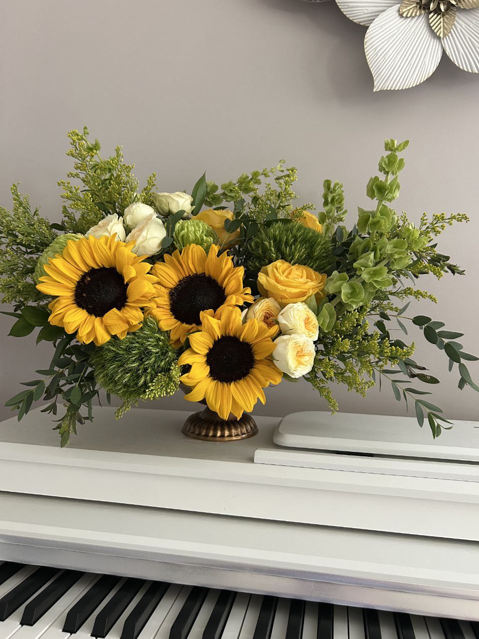 Golden Sunshine Floral Arrangement
